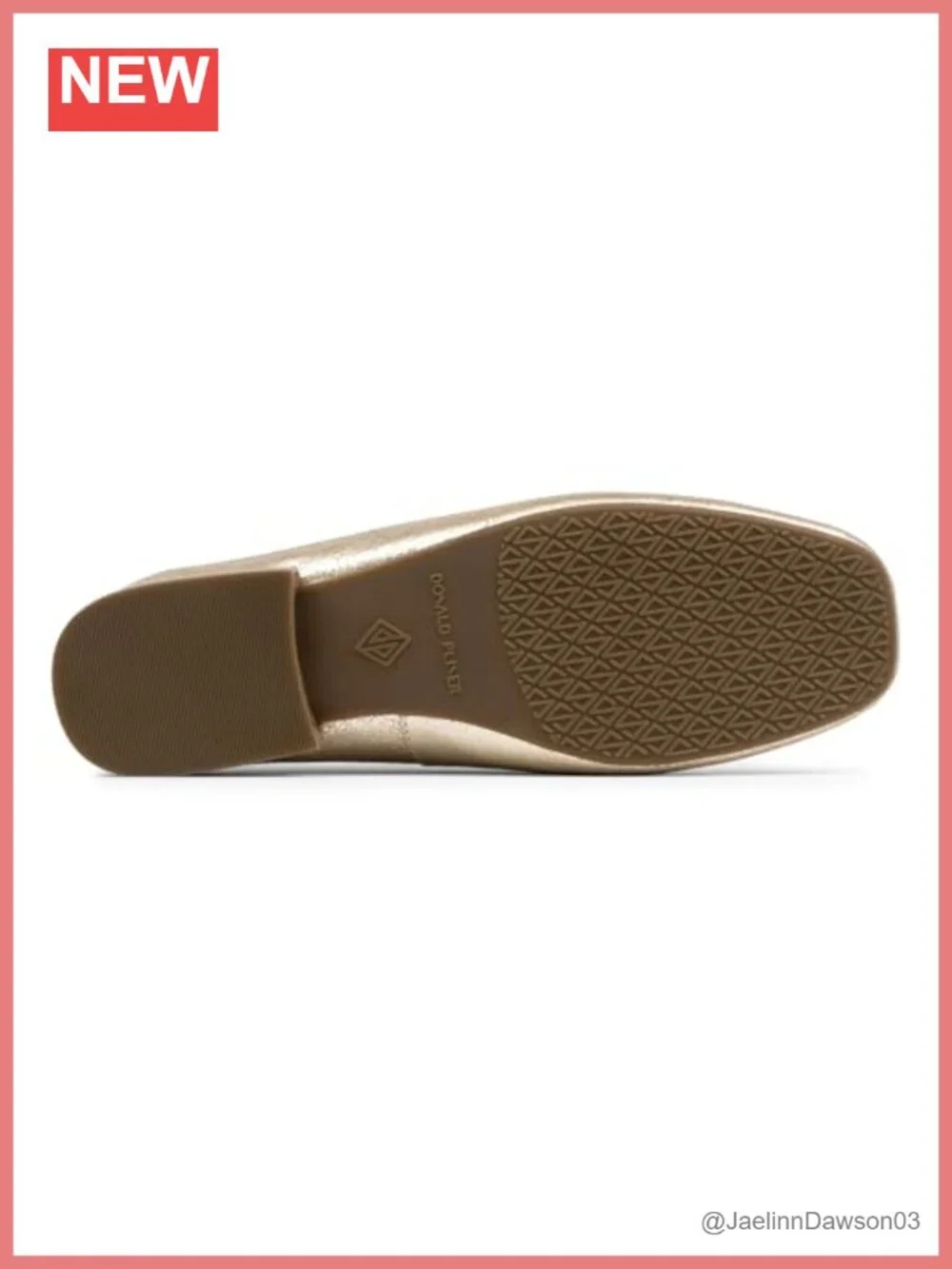 Women's Slip-On Loafers with Chain Ornament, Memory Foam Insole, Square Toe